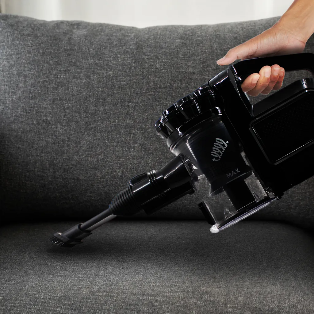 AREBOS Akku Staubsauger, 2-in-1 Hand- Und Bodenstaubsauger, 2 Leistungsstarke Saugmodi, Beutellos, Kabellos Bis Zu 55 Minuten, Mit Wandladestation, Schwarz 10 AREBOS Akku Staubsauger, 2-in-1 Hand- Und Bodenstaubsauger, 2 Leistungsstarke Saugmodi, Beutellos, Kabellos Bis Zu 55 Minuten, Mit Wandladestation, Schwarz – Bild 10