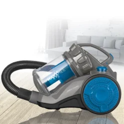 MAXXMEE Zyklon-Staubsauger - 4 Spezialdüsen - Schwarz/blau Staubsauger Beutellos Zyklon Bodenstaubsauger Filter Teppich Boden HEPA-Filter -Besten Staubsauger Geschäft 7309df0d573510a80e4ea536b052dcbd