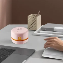 Desktop-Staubsauger USB Aufladbar Einstellbare Saugkraft Mini Tisch Staubsammler Für Tastatur Home Office ,Pink -Besten Staubsauger Geschäft 750fde093b3ee0062b4abb9d79f2089b