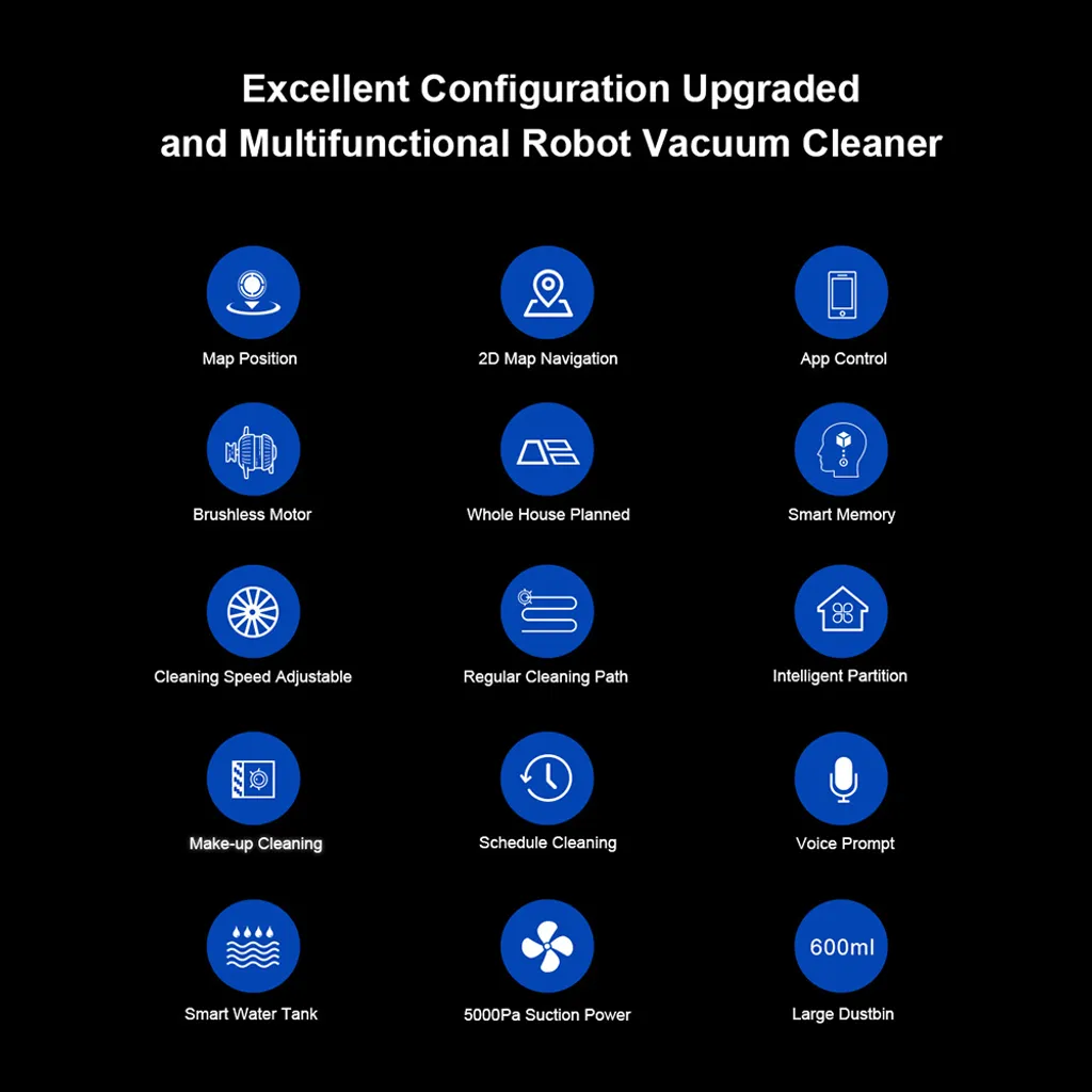 LIECTROUX C30B Automatischer Roboter-Staubsauger 5000Pa Starke Saugleistung Intelligente Dynamische Navigation APP-Fernbedienung Intelligentes Nasswischen Sprachsteuerung Kompatibel Mit Alexa Google Assistant 20 LIECTROUX C30B Automatischer Roboter-Staubsauger 5000Pa Starke Saugleistung Intelligente Dynamische Navigation APP-Fernbedienung Intelligentes Nasswischen Sprachsteuerung Kompatibel Mit Alexa Google Assistant – Bild 20