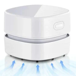 Tischstaubsauger, USB Wiederaufladbar, Mini Staubsauger, Tragbar Kabellos Tischstaubsauger Mit Laufzeit, 360° Drehbar, Mini Handstaubsauger Für Schule, Haushalt, Büro Und Auto