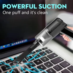 Duster, Handheld Cordless Air Duster, Air Blower Rechargeable, Electric Compressed Air Gun Battery Operation, For Cleaning Computer Keyboard Camera Lego Toys.,Black -Besten Staubsauger Geschäft 767ef35c6db8ee56e3c97bd66d2e1899 1