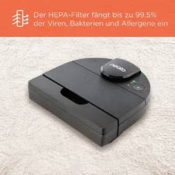 Neato D9 Saugroboter Laser-Sensor App-Steuerung Spiral-Kombibürste Turbo-Modus -Besten Staubsauger Geschäft 77c6aa05050816cbc6100981f6d74783