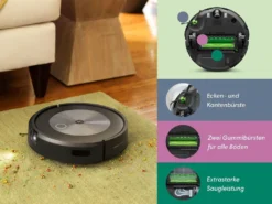 IRobot Roomba J7+ Saugroboter Mit Absaugstation App-Steuerung 3 Reinigungsstufen 18 IRobot Roomba J7+ Saugroboter Mit Absaugstation App-Steuerung 3 Reinigungsstufen -Besten Staubsauger Geschäft 7beebfc6a2d99d12be089d1435131146