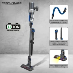ProfiCare PC-BS 3085 A Akku Bodenstaubsauger, Eco-Cyclon-Twin-Spin Akku-Sauger Mit 25,9 V Lithium-Ionen-Akku (2200 MAh), Anthrazit-blau 25 ProfiCare PC-BS 3085 A Akku Bodenstaubsauger, Eco-Cyclon-Twin-Spin Akku-Sauger Mit 25,9 V Lithium-Ionen-Akku (2200 MAh), Anthrazit-blau -Besten Staubsauger Geschäft 7dd23442b16e93b7e705b2b0fbbb6be2