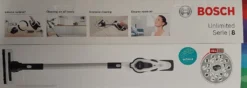 Bosch BBS812AM Unlimited Serie 8 Kabelloser Akku-Handstaubsauger, 18V, Weiß -Besten Staubsauger Geschäft 7fb207013c58b61516a24a0a6a07dba5