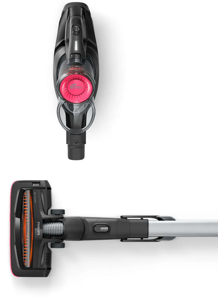 Philips SpeedPro 2-in-1 Kabelloser Akku Staubsauger 5000 Series, 180°-Saugdüse, 18 V, 30 Min, Schwarz (FC6722/01) 5 Philips SpeedPro 2-in-1 Kabelloser Akku Staubsauger 5000 Series, 180°-Saugdüse, 18 V, 30 Min, Schwarz (FC6722/01) – Bild 5