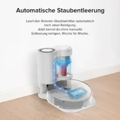 Roborock S7 AbsaugStation Auto-Empty Dock Intelligent Staubsammlung Allergiepflege App Weiß -Besten Staubsauger Geschäft 8188c8b49c17f4b63da1f06fa98f3749
