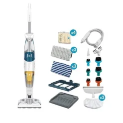 Rowenta RY8561WH Clean Steam Dampfreiniger/Stabstaubsauger 2-in-1, White, 6kg, 1700 W -Besten Staubsauger Geschäft 877993e7b5f32d57010a495025c91d11