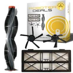 Zubehör Set, Ersatzteile Kit Für Neato Botvac D8 (1x Hauptbürste, 2x Filter, 2x Seitenbürste)