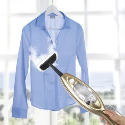 CLEANmaxx Dampfbesen - Mit Knickgelenk - Gold/weiß Dampfreiniger Steam Hygiene Fliesen Küche Bad Reinigung -Besten Staubsauger Geschäft 8f5556e6ae6bad05756a2edee79b74e2