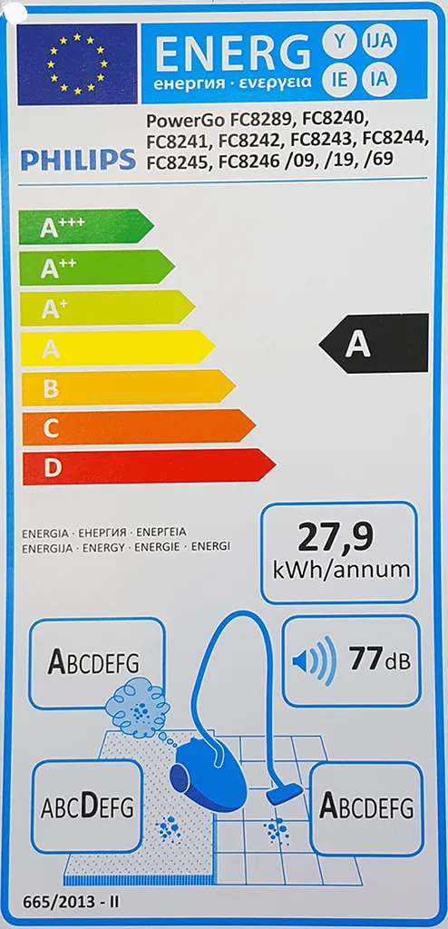 PHILIPS PowerGo FC8240/09 Staubsauger Mit Beutel 750W Blau 13 PHILIPS PowerGo FC8240/09 Staubsauger Mit Beutel 750W Blau – Bild 13