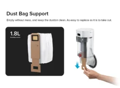 Roborock S7 AbsaugStation Auto-Empty Dock Intelligent Staubsammlung Allergiepflege App Weiß -Besten Staubsauger Geschäft 9274490ab7c5853f9d382f337b40e93e