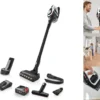 Bosch Serie 8 BSS8224, Trocken, Beutellos, Weiß, 0,4 L, Akku, 65 Min