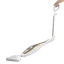 CLEANmaxx Dampfbesen - Mit Knickgelenk - Gold/weiß Dampfreiniger Steam Hygiene Fliesen Küche Bad Reinigung -Besten Staubsauger Geschäft 9a82a29cd9f2095e7992f776642a336d