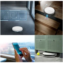 Rowenta RR7447 Xplorer S60 Allergy Connect Nass-Trocken-Saugroboter Weiß 65 DB -Besten Staubsauger Geschäft 9c0be7f5b43632e875acc70dc764686d