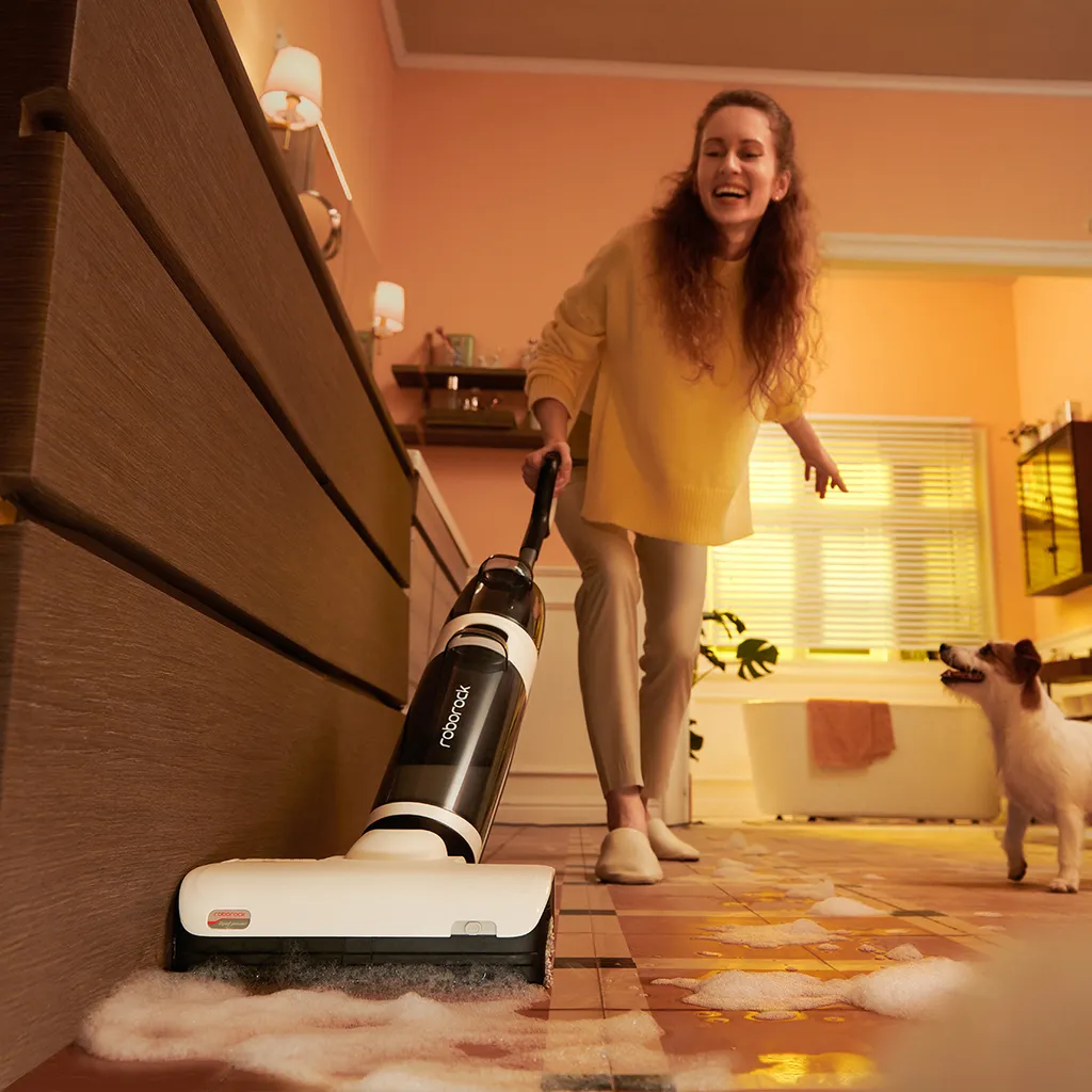 Roborock Dyad Pro Nass- & Trockensauger,260 W,17000Pa ,Doppelbürste,Extreme Kante 1mm,Selbsttrocknende Rollen,mit Selbstzuführendes Waschmittel 7 Roborock Dyad Pro Nass- & Trockensauger,260 W,17000Pa ,Doppelbürste,Extreme Kante 1mm,Selbsttrocknende Rollen,mit Selbstzuführendes Waschmittel – Bild 7