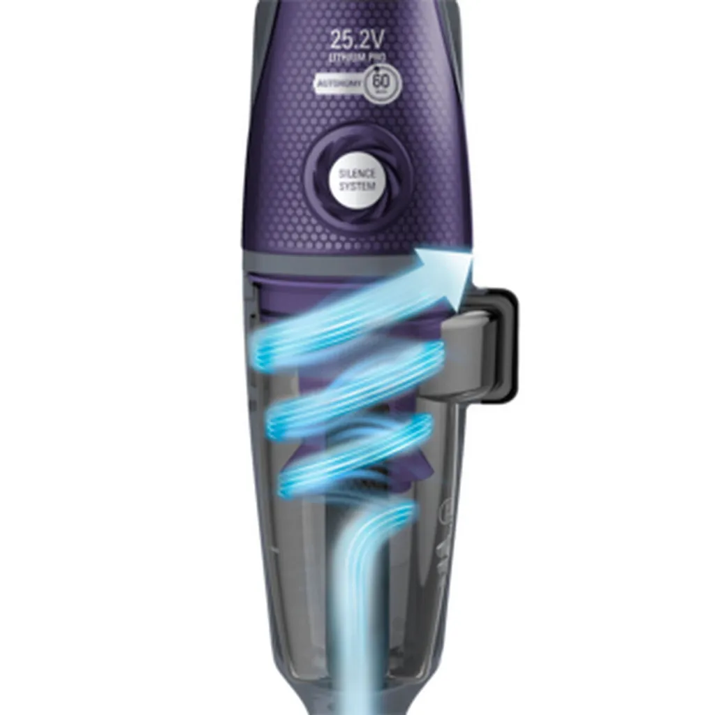 Rowenta Air Force RH9159WO, Beutellos, Grau, Violett, 0,5 L, Trocken, Nachgelagerter Motorfilter, Filterung 2 Rowenta Air Force RH9159WO, Beutellos, Grau, Violett, 0,5 L, Trocken, Nachgelagerter Motorfilter, Filterung – Bild 2