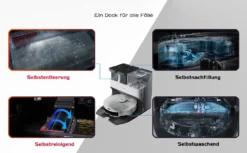 Roborock S7 Pro Ultra Staubsauger Roboter Mit Absaugstation Empty Wash Fill Dock Kindersicherung Saugroboter LiDAR APP(Upgrade Von Roborock S7,VS S7 Maxv Ultra/S8 Pro Ultra) -Besten Staubsauger Geschäft a0993625e201326f1e7c064926909d85