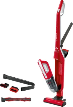 Bosch BBH3ZOO25 Kabelloser 2 In 1 Handstaubsauger Mit Stiel 25.2V ProAnimal Rot