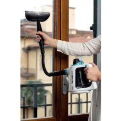 Ariete 4137, Tragbarer Dampfreiniger, 0,25 L, Schwarz, Türkis, Weiß, Tasten, Flexibel, 3 M -Besten Staubsauger Geschäft abe03d936b54f475ef5a2c8ca44f05e6