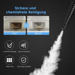 COSTWAY Dampfreiniger Inkl. 9 Zubehör, Handdampfreiniger, Dampfreinigen Handgerät 3 Bar / 250ml / 1050W / 4min Aufheizzeit/für Teppiche, Vorhänge, Autositze, Küche (Blau) 8 COSTWAY Dampfreiniger Inkl. 9 Zubehör, Handdampfreiniger, Dampfreinigen Handgerät 3 Bar / 250ml / 1050W / 4min Aufheizzeit/für Teppiche, Vorhänge, Autositze, Küche (Blau) -Besten Staubsauger Geschäft acd24d0acb0cb9b9fdf476e3af58297d