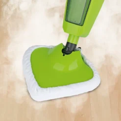 CLEANmaxx Dampfbesen 1000W Grün Bodenpflege Inkl. Messbecher Mikrofasertuch -Besten Staubsauger Geschäft ada6ab24a398a31ad985991bb540562d