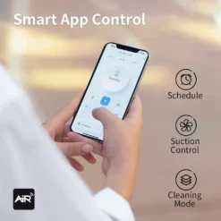 Saugroboter Mit 2800 Pa Saugkraft, Große Staubbox 600ML,APP Steuerung, 120 Min Laufzeit, Staubsauger Roboter WLAN Optimiert Für Teppich Tierhaare Hartböden-AIRROBO P20 -Besten Staubsauger Geschäft af0602c9188c2ec9b794e6874bbbbbe9
