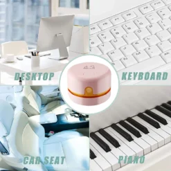 Desktop-Staubsauger USB Aufladbar Einstellbare Saugkraft Mini Tisch Staubsammler Für Tastatur Home Office ,Pink -Besten Staubsauger Geschäft af70ea4ef46c62a821e804854b4c8984