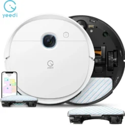 Yeedi Vac 2 Pro Saugroboter Mit Wischfunktion, Oszillation-Wischfunktion, 3D-Hindernisvermeiden, 3000 Pa, 240 Min, Intelligente Optische Kartierung, Kompatibel Mit Absaugstation (einzeln Zu Kaufen)
