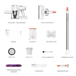 Ultenic U10 Pro Akku Staubsauger, 30KPa Kabelloser Staubsauger, 5-stufiges Filtersystem Staubsauger, 2200mA Abnehmbarer Akku, 4 In 1 Handstaubsauger Für Teppiche, Hartböden Und Tierhaare -Besten Staubsauger Geschäft b0c37d3e97019ba5b8d6509cf94e66ce