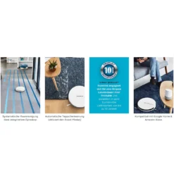 Rowenta RR7447 Xplorer S60 Allergy Connect Nass-Trocken-Saugroboter Weiß 65 DB -Besten Staubsauger Geschäft b1cdefdca5514350c7eee21badf0213d