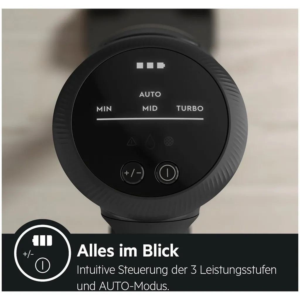 AEG AP81UB25UG Ultimate 8000 Akku Bodenstaubsauger & Handsauger, 3 Stufen, Automatik-Modus, LED-Frontlicht, Teleskoprohr, Selbstreinigende Bürstrolle, 25,2 V, Grau 8 AEG AP81UB25UG Ultimate 8000 Akku Bodenstaubsauger & Handsauger, 3 Stufen, Automatik-Modus, LED-Frontlicht, Teleskoprohr, Selbstreinigende Bürstrolle, 25,2 V, Grau – Bild 8