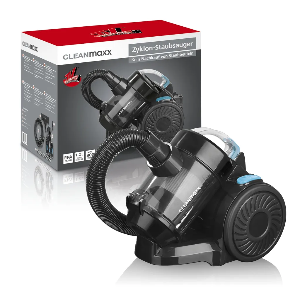 CLEANmaxx Zyklon-Staubsauger - Schwarz 6 CLEANmaxx Zyklon-Staubsauger - Schwarz – Bild 6