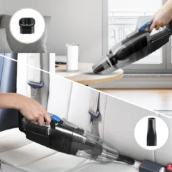 Aigostar Mercury 33LBX - Kabelloser Zyklon-Handstaubsauger, Nass- Und Trockensauger, 2050mAh Akku, 500ml Reservoir, HEPA-Filter. -Besten Staubsauger Geschäft b6a35dea8618424d8d234902ef2dc523