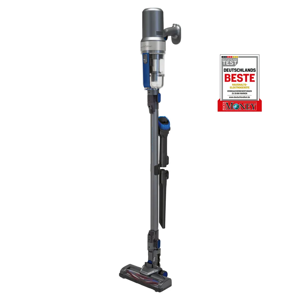 ProfiCare PC-BS 3085 A Akku Bodenstaubsauger, Eco-Cyclon-Twin-Spin Akku-Sauger Mit 25,9 V Lithium-Ionen-Akku (2200 MAh), Anthrazit-blau 12 ProfiCare PC-BS 3085 A Akku Bodenstaubsauger, Eco-Cyclon-Twin-Spin Akku-Sauger Mit 25,9 V Lithium-Ionen-Akku (2200 MAh), Anthrazit-blau – Bild 12