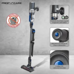 ProfiCare PC-BS 3085 A Akku Bodenstaubsauger, Eco-Cyclon-Twin-Spin Akku-Sauger Mit 25,9 V Lithium-Ionen-Akku (2200 MAh), Anthrazit-blau 26 ProfiCare PC-BS 3085 A Akku Bodenstaubsauger, Eco-Cyclon-Twin-Spin Akku-Sauger Mit 25,9 V Lithium-Ionen-Akku (2200 MAh), Anthrazit-blau -Besten Staubsauger Geschäft b7eb4a358378cfaeb98a5d5c2deee825