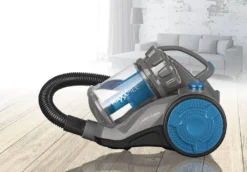 MAXXMEE Zyklon-Staubsauger - 4 Spezialdüsen - Schwarz/blau Staubsauger Beutellos Zyklon Bodenstaubsauger Filter Teppich Boden HEPA-Filter -Besten Staubsauger Geschäft b84dd0e870baba41bdb0cff2c9eb460b