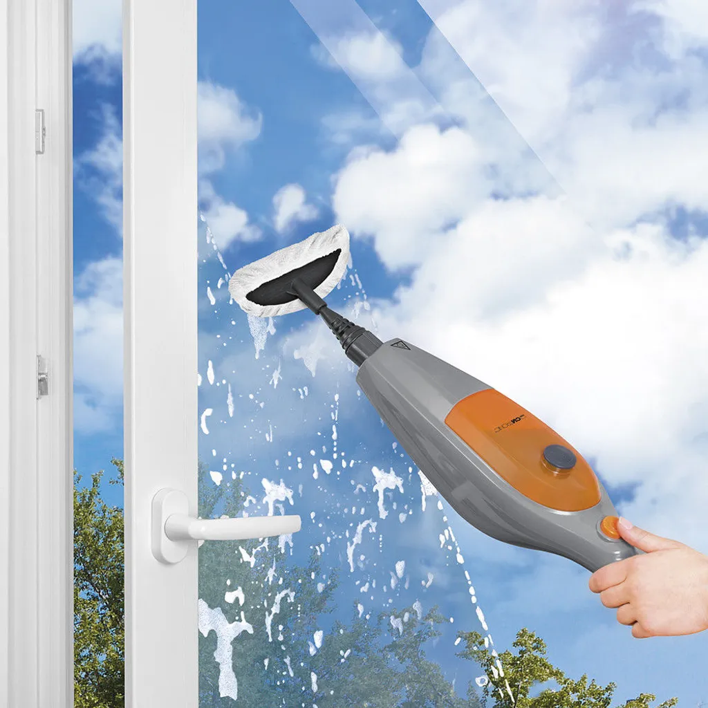 CLATRONIC Dampfmop DR 3539 Anthrazit- Orange Dampfreiniger Reiniger Dampfwischer 2 CLATRONIC Dampfmop DR 3539 Anthrazit- Orange Dampfreiniger Reiniger Dampfwischer – Bild 2