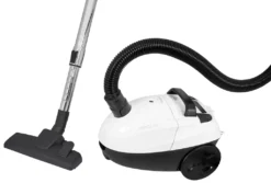 Exquisit BP 3103 We Staubsauger | 700 Watt Leistung | 2 L Staubbeutelvolumen | Weiß