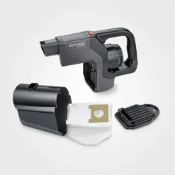 SEVERIN SEPURO - Akku Hand- Und Stielsauger Mit Staubbeutel HV 7185 Akku Bis 60 Min HV 7185 Aus Kunststoff, Anthrazitgrauschwarz Matt -Besten Staubsauger Geschäft c35a8c2e78a4e48175d8c87ebd4d9d2e