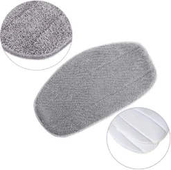 5 Ersatzpads Für Dampfreiniger , Dampfbesen Wischbezug Für Eine Porentiefe Reinigung, Dampfmop Ersatz Mit Klettunterseite -Besten Staubsauger Geschäft c4290a004dfffb66db3e25b156567e4b