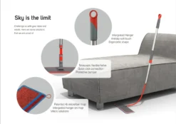Nordic Stream Flexi Bodenreinigungskit Pocket Bodenwischer Biegbar Wischmop -Besten Staubsauger Geschäft c4808c06cb36bc21e9c6cb92ec65fd3b