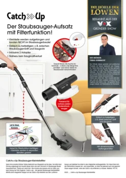 CatchUp Staubsauger-Kleinteilefilter Auffänger Adapter Catch Up -Besten Staubsauger Geschäft c72a0af53eb893144397a4a865838c96