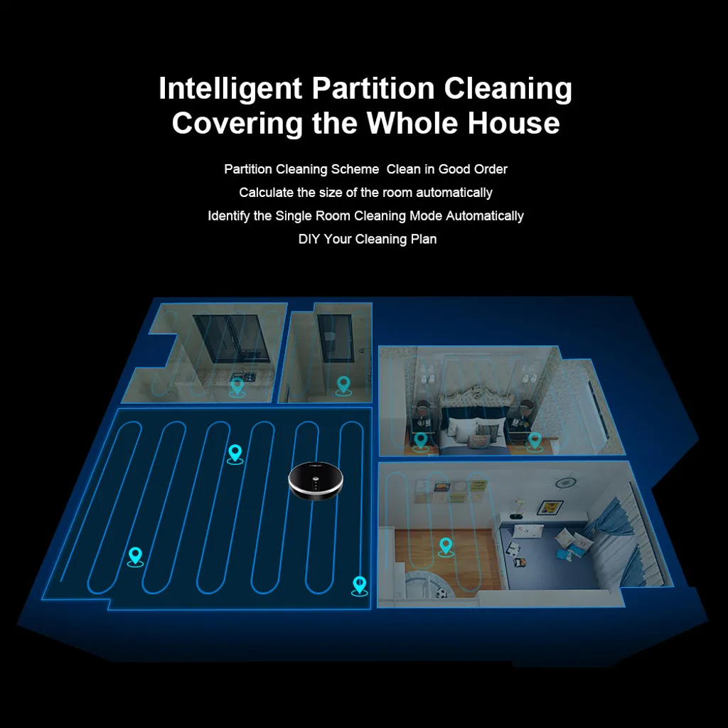 LIECTROUX C30B Automatischer Staubsauger Saugroboter Kehrroboter Nass-Trocken-Staubsauger Dynamische Navigation APP-Fernbedienung Sprachsteuerung Kompatibel Mit Alexa Google Assistant 8 LIECTROUX C30B Automatischer Staubsauger Saugroboter Kehrroboter Nass-Trocken-Staubsauger Dynamische Navigation APP-Fernbedienung Sprachsteuerung Kompatibel Mit Alexa Google Assistant – Bild 8