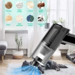 Duster, Handheld Cordless Air Duster, Air Blower Rechargeable, Electric Compressed Air Gun Battery Operation, For Cleaning Computer Keyboard Camera Lego Toys.,Black -Besten Staubsauger Geschäft cabfd6e3da290263d2d7662830f6480d 1