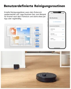 Roborock S8 Staubsauger Roboter 6000Pa Mit DuoRoller-Bürste VibraRise Wischen 3D-Mapping 3D-Strukturiertes Licht LiDAR Kindersicherung APP Control Saugroboter (Schwarz) (Upgrade S7) 19 Roborock S8 Staubsauger Roboter 6000Pa Mit DuoRoller-Bürste VibraRise Wischen 3D-Mapping 3D-Strukturiertes Licht LiDAR Kindersicherung APP Control Saugroboter (Schwarz) (Upgrade S7) -Besten Staubsauger Geschäft cf4b54ac9d27ab6355db06cc3ddda5d9