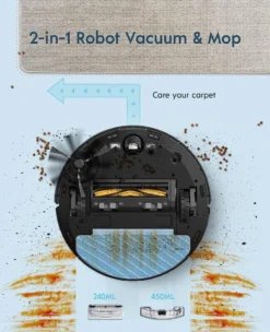 Yeedi Vac Hybrid Saugroboter Mit Absaugstation, 2500Pa Saugstärke Mit Wischfunktion, Teppicherkennung, Raumkarte, Sperrzone, 7,7 Cm Ultradünn 16 Yeedi Vac Hybrid Saugroboter Mit Absaugstation, 2500Pa Saugstärke Mit Wischfunktion, Teppicherkennung, Raumkarte, Sperrzone, 7,7 Cm Ultradünn -Besten Staubsauger Geschäft d91fd82efa00c204d1ebcaface3ba10d