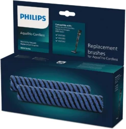 Philips Original Mikrofaser Ersatzbürsten-Set Powerbürste Für AquaTrio Nass- Und Trockensauger Der 9000er Serie (XV1793/01)