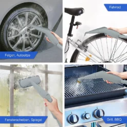 LEBENLANG Dampfreiniger Handgerät Steam Cleaner - 1000W & 300ml Mit 9 Zubehör | Polsterreiniger Gerät | Polster Handdampfreiniger Polstermöbel Fugenreiniger Für Bad Fliesen | Premium Dampf Reiniger… 13 LEBENLANG Dampfreiniger Handgerät Steam Cleaner - 1000W & 300ml Mit 9 Zubehör | Polsterreiniger Gerät | Polster Handdampfreiniger Polstermöbel Fugenreiniger Für Bad Fliesen | Premium Dampf Reiniger… -Besten Staubsauger Geschäft e1a406704251510b7762b3bebf672a8d